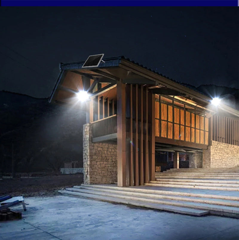 60W LED Solar Street Flood Lights Outdoor Back Yard Garden Path 7670 lumens 88