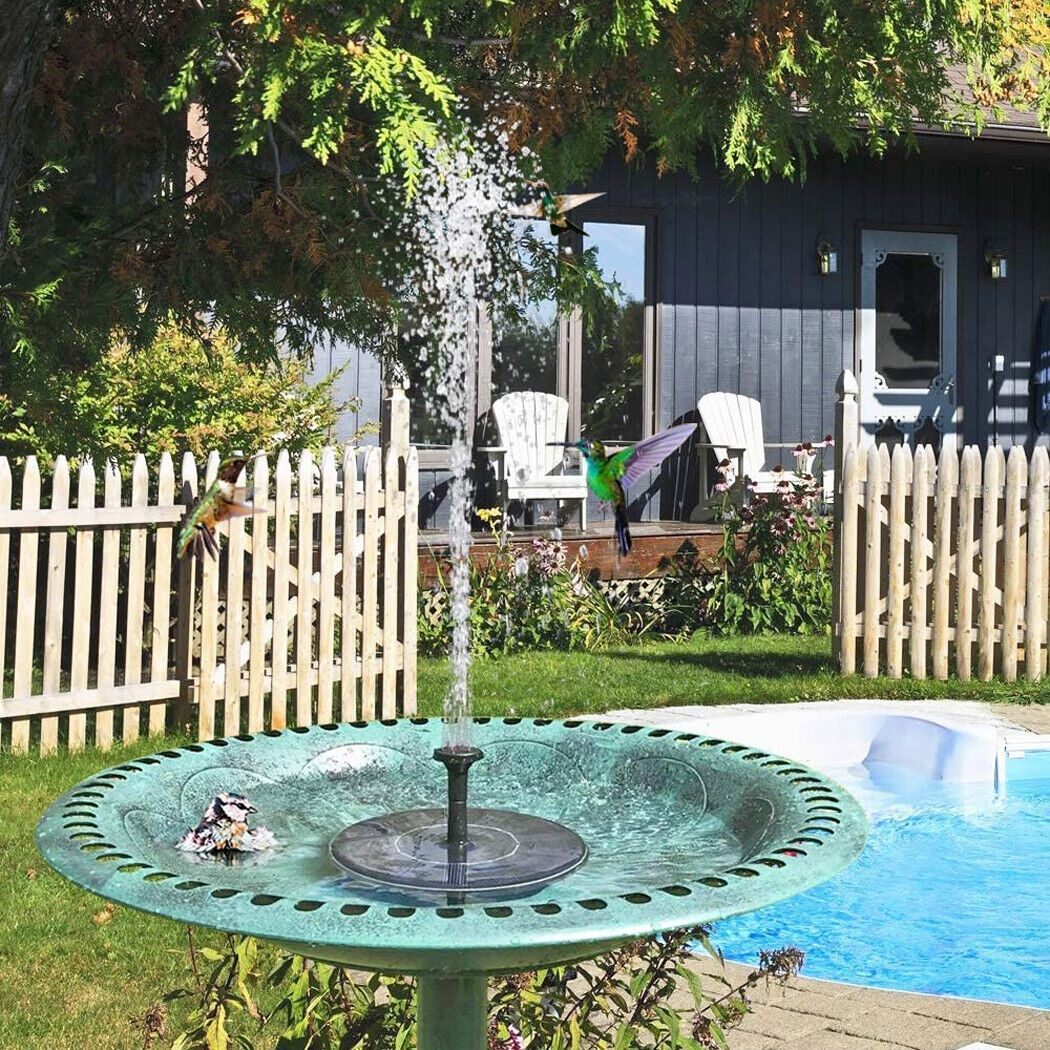 Floating Solar fountain Watering Submersible Pump Pond Pool Garden Aquari