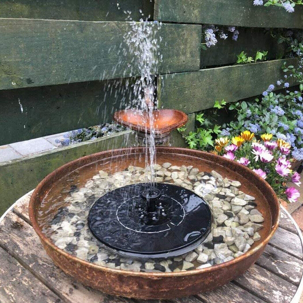 Floating Solar fountain Watering Submersible Pump Pond Pool Garden Aquari